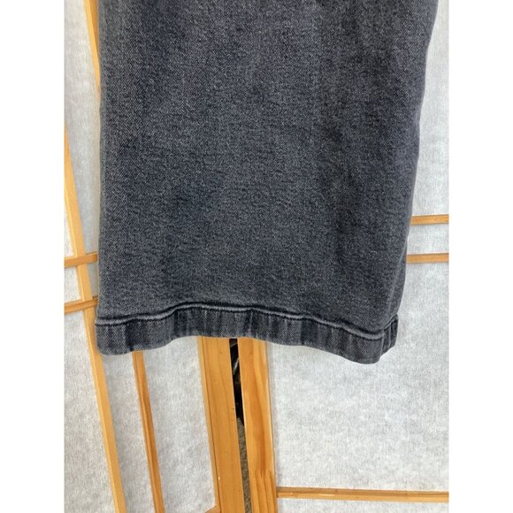 GAP Wide Leg Denim Jeans Pant Black High Rise Stride Size 28/6R - Picture 9 of 12